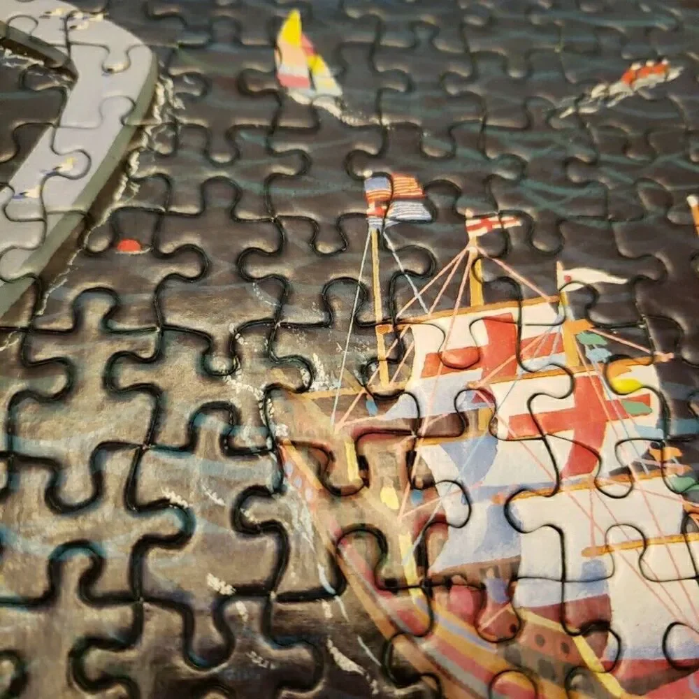 FX Schmid 1000 Piece Jigsaw Puzzle San Francisco Bay Skyline California COMPLETE